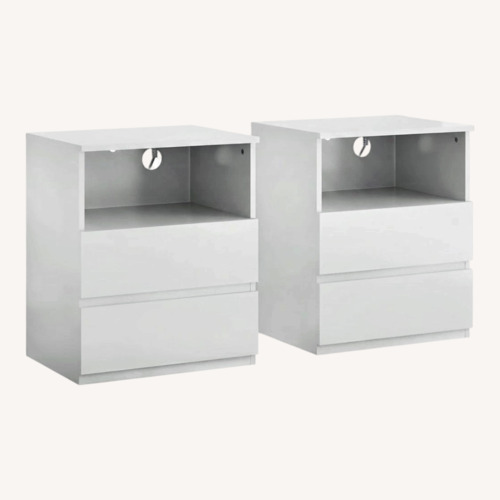 Used Wayfair Side Table Set with Fast USBC Charging for sale on AptDeco
