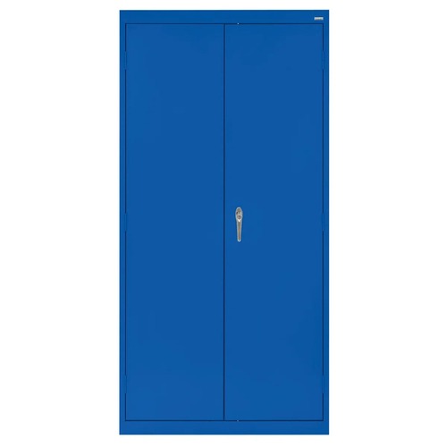 Used Sandusky Cabinets Blue Metal Armoire for sale on AptDeco