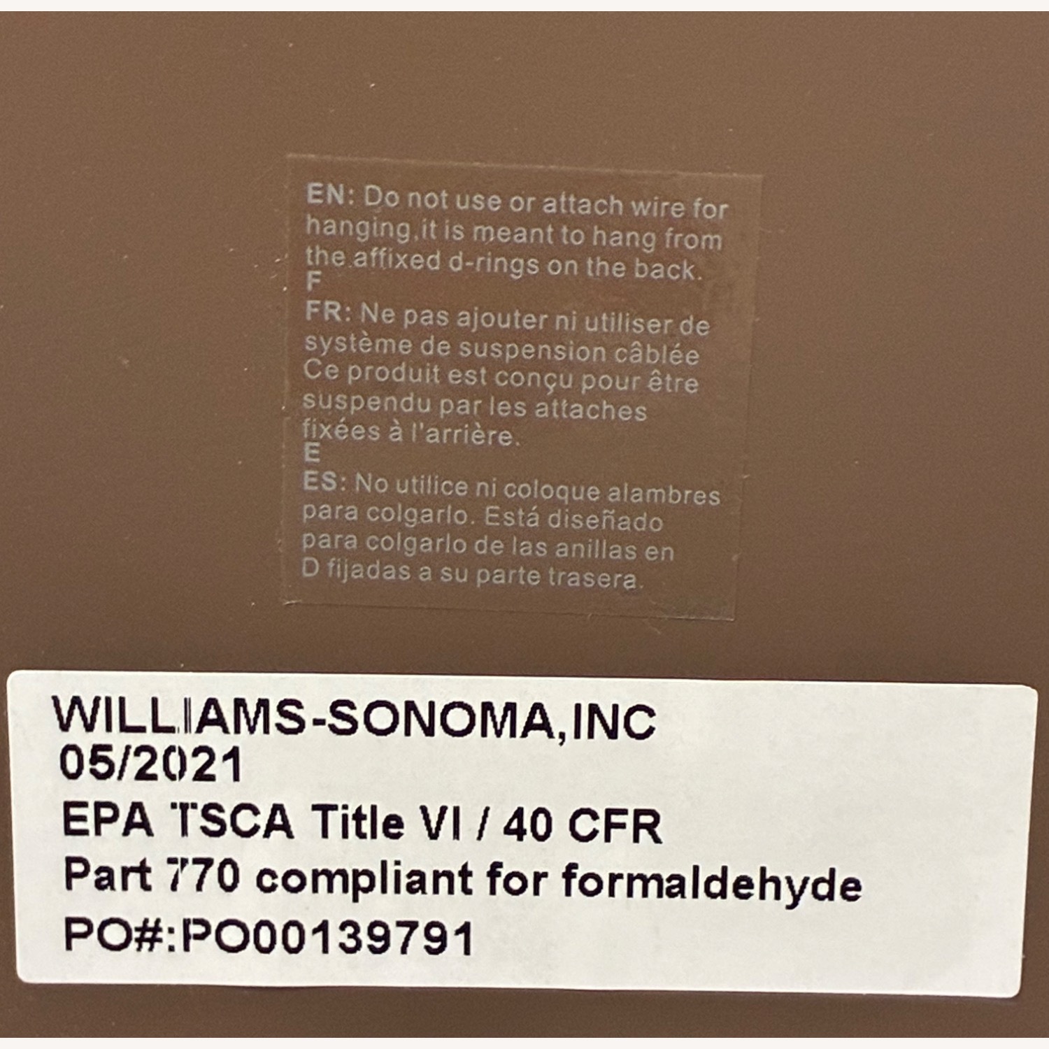 William Sonoma Rejuvenation Wood Framed Floor Mirror - image-5