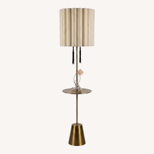 Used Solid Modern luxury Style Gold Floor Lamp for sale on AptDeco