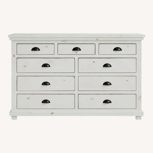 Used White Wood Dresser for sale on AptDeco