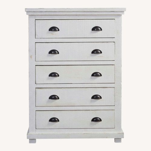 Used White Wood Dresser for sale on AptDeco