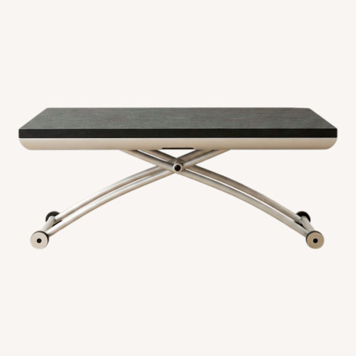 Used Vintage/Antique Finds Black Wood Coffee Table for sale on AptDeco