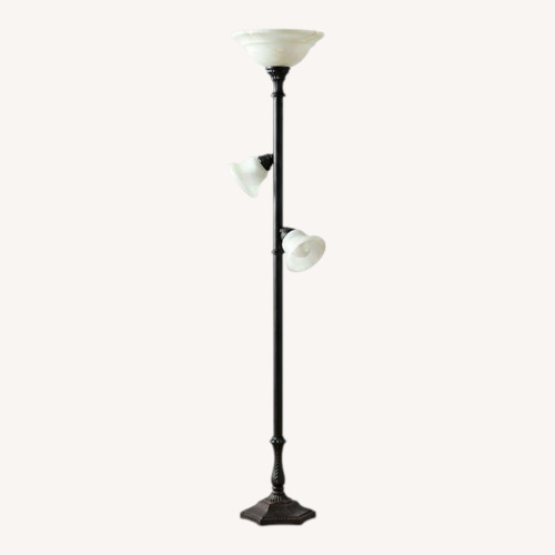 Used Alabaster Floor Lamp for sale on AptDeco
