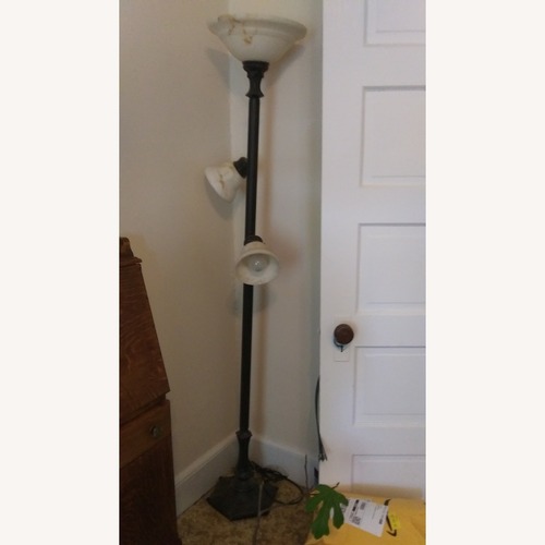 Used Alabaster Floor Lamp for sale on AptDeco