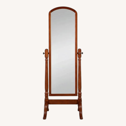 Used Bombay Co. Mahogany Cheval Floor Mirror for sale on AptDeco