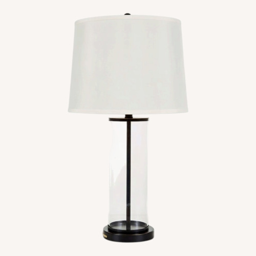 Used Ralph Lauren Payton Glass Table Lamp for sale on AptDeco