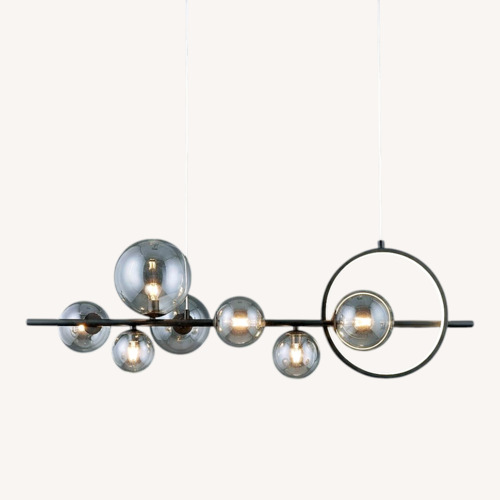 Used Macrocosm Transparent Glass Ceiling Lamp for sale on AptDeco