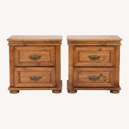 Used Vintage/Antique Finds Natural Wood Nightstand for sale on AptDeco