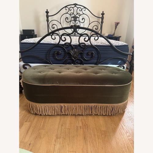Used Jennifer Taylor Green Fabric Chest for sale on AptDeco