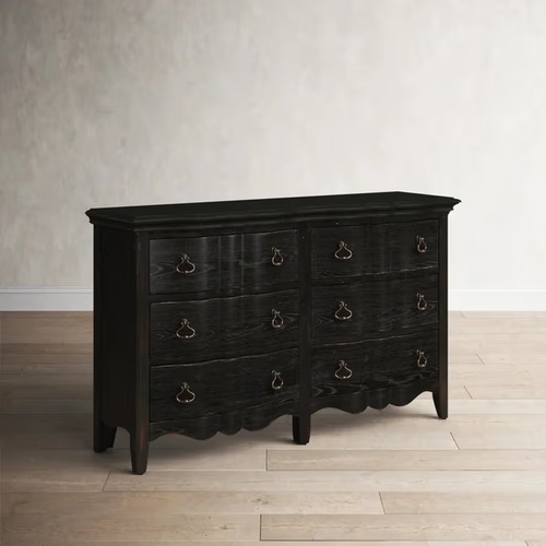 Used Black Antique 6 Drawer Dresser for sale on AptDeco