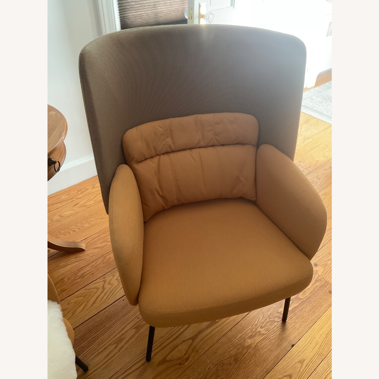 IKEA BINGSTA Gold Fabric Armchairs - Set of 4 - image-5