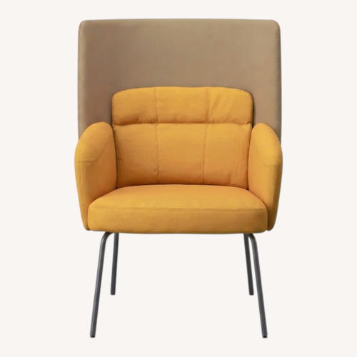 Used IKEA BINGSTA Gold Fabric Armchairs for sale on AptDeco