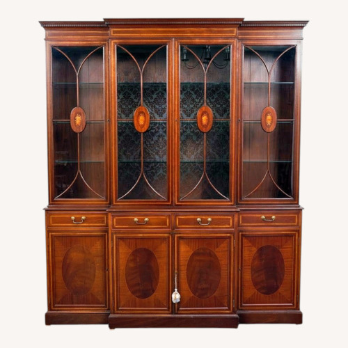 Used Vintage/Antique Finds Dark Brown Wood Sideboard for sale on AptDeco
