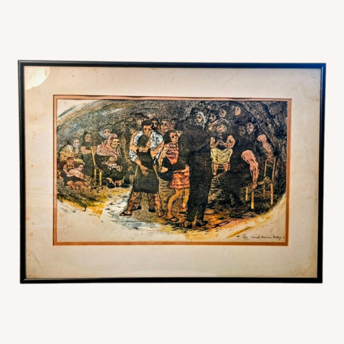 Used Richard Keys - 60's Artist Woodcuts for sale on AptDeco