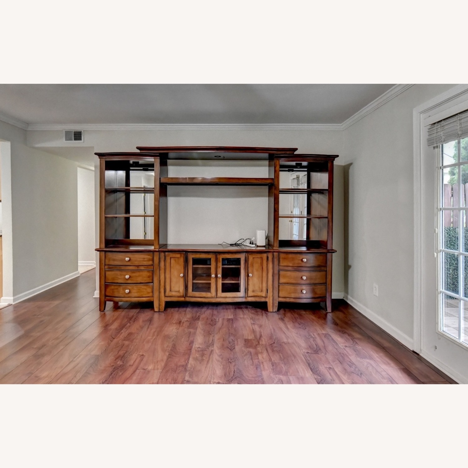 Adjustable TV Wall Unit With Lots of Storage - image-1
