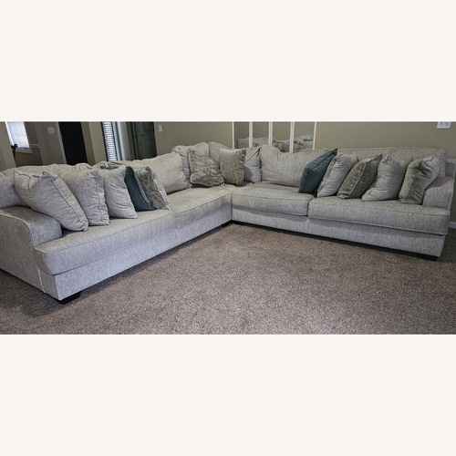 Used Grey beautiful like new sofa for sale on AptDeco