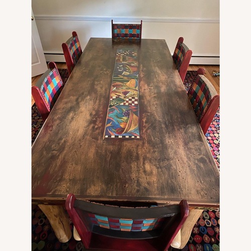 Used Sticks Brand Custom Wood Dining Set  for sale on AptDeco