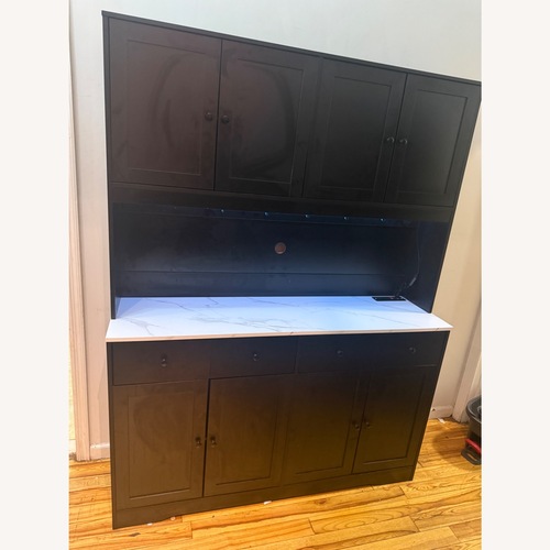 Used 72" LED Kitchen Pantry Storage Cabinet  for sale on AptDeco