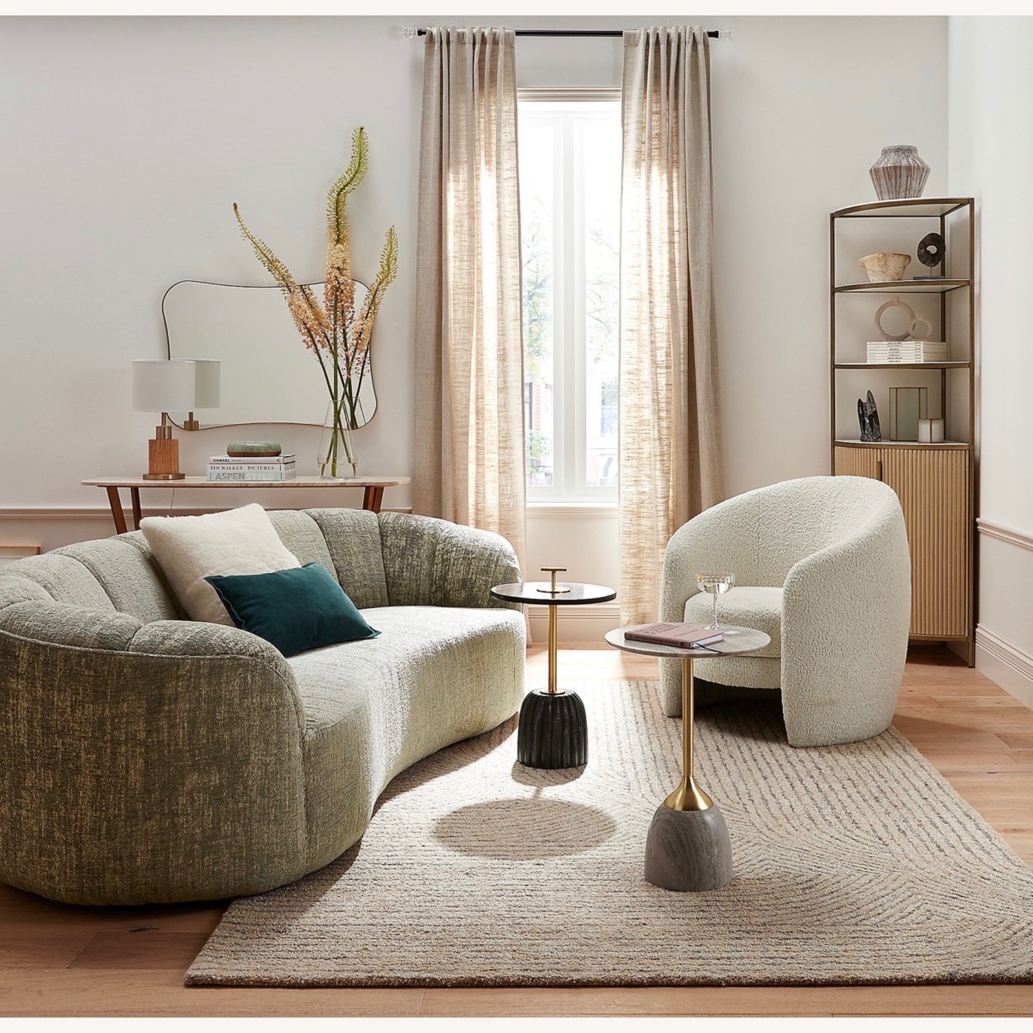 Crate & Barrel Fernie Accent Chairs, Set of 2 - image-2