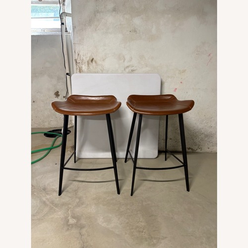Used Arhaus Gage Stool -Low Back for sale on AptDeco