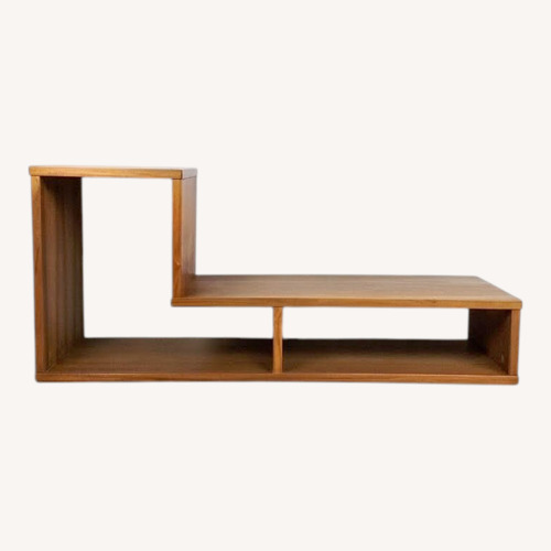 Used Danish Modern Teak Media Storage Stand with Step for sale on AptDeco