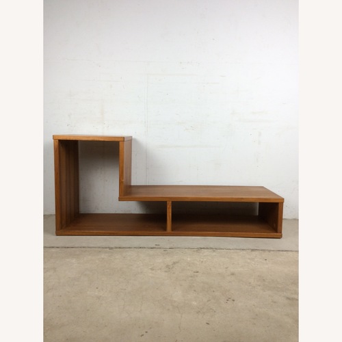 Used Danish Modern Teak Media Storage Stand with Step for sale on AptDeco