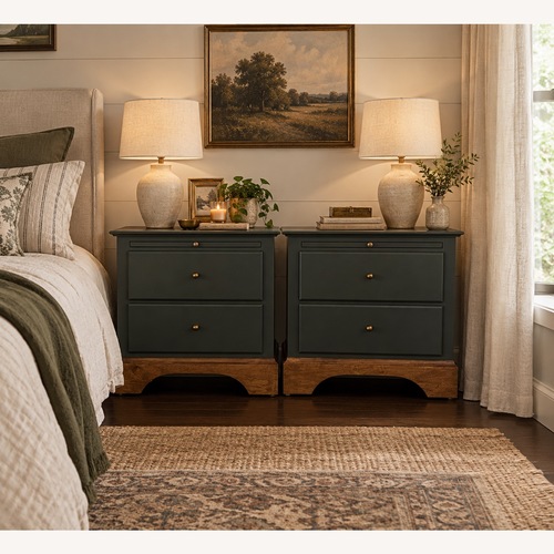 Used Pair of Oversized Nightstands for sale on AptDeco