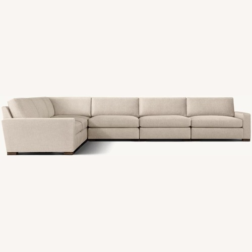 Used Restoration Hardware Maxwell 5 Piece Sectional for sale on AptDeco