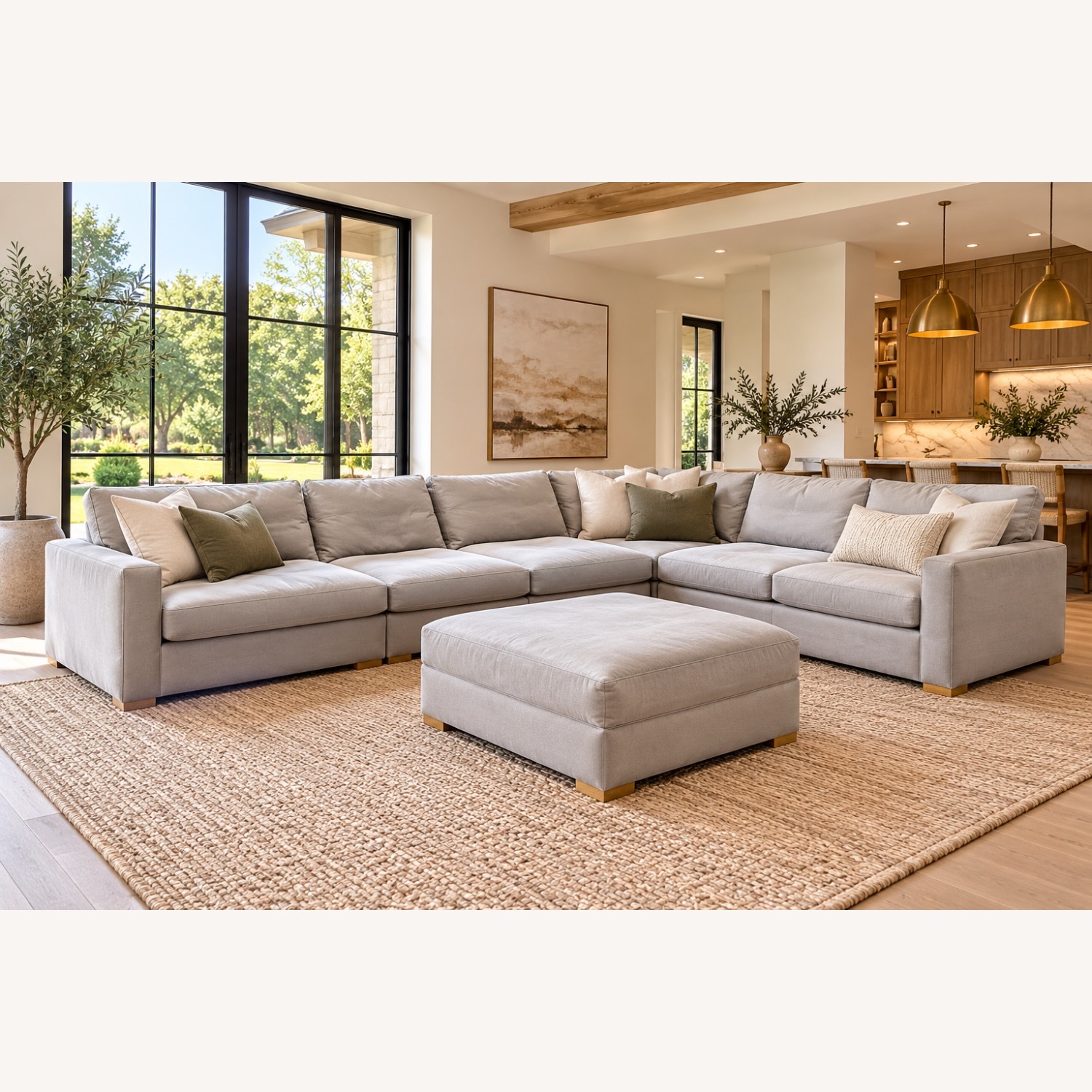 Restoration Hardware Maxwell 5 Piece Sectional - image-19