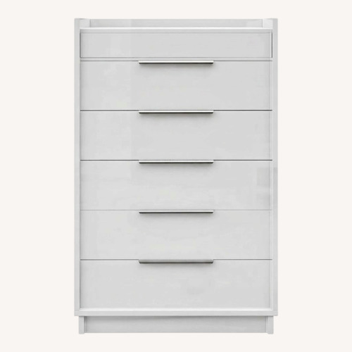 Used Wayfair Ebern Designs Light Brown Wood Dresser for sale on AptDeco