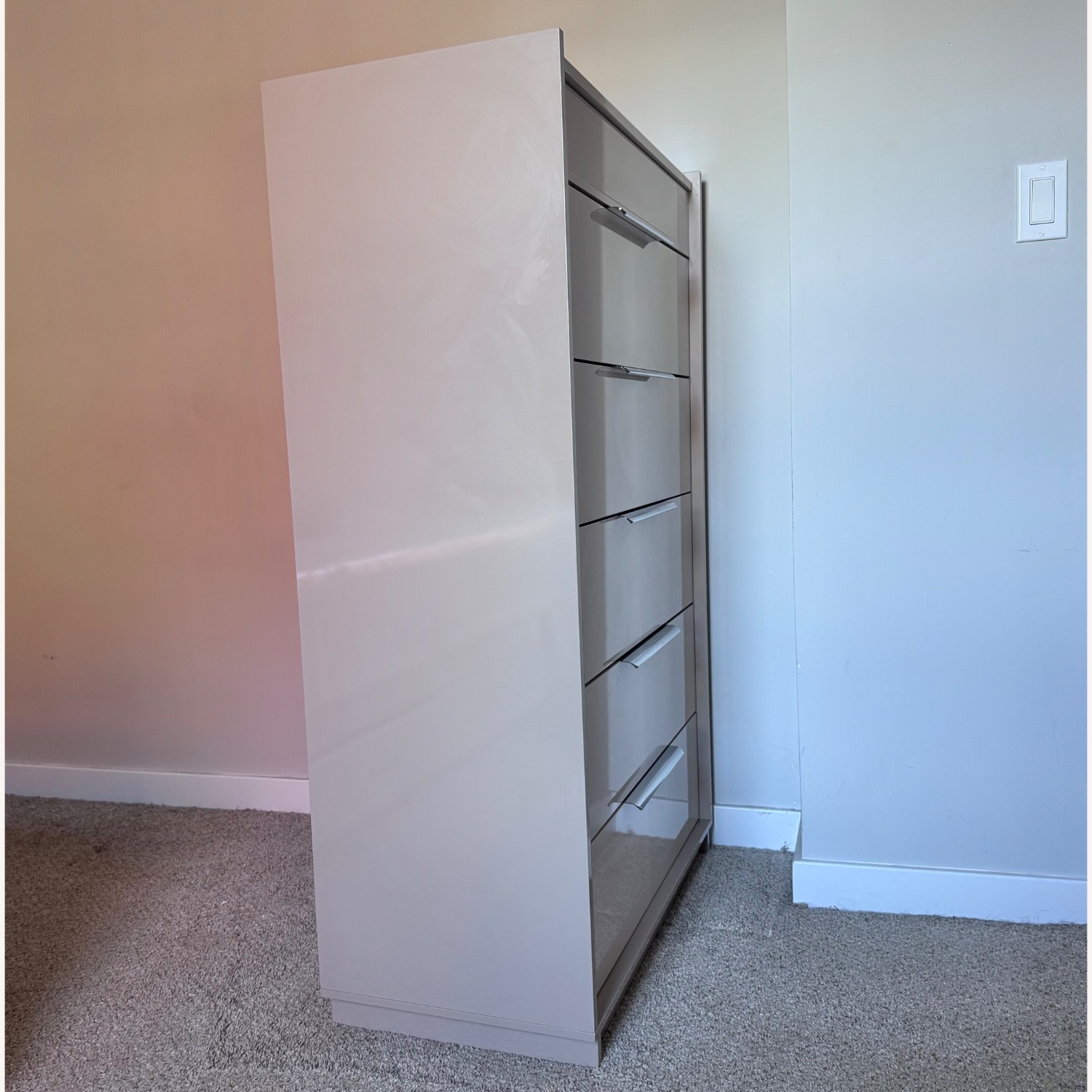 Wayfair Ebern Designs Light Brown Wood Dresser - image-3