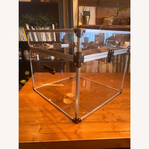 Used CB2 Mod Small Clear Acrylic Locker Trunk for sale on AptDeco