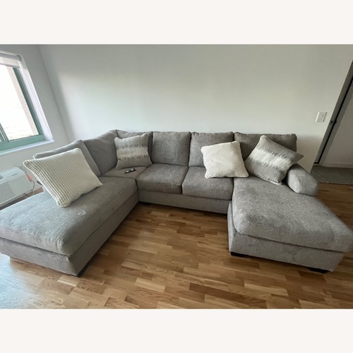 Used Ashley Furniture O'Phannon 2-piece Sectional Couch for sale on AptDeco