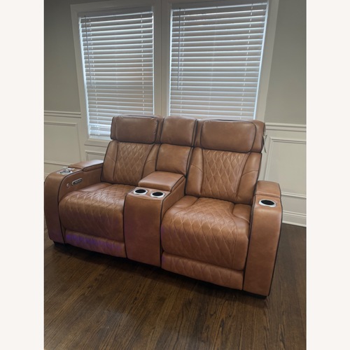 Used Ashley Furniture Boyington Light Brown 2 Seater Sofa for sale on AptDeco