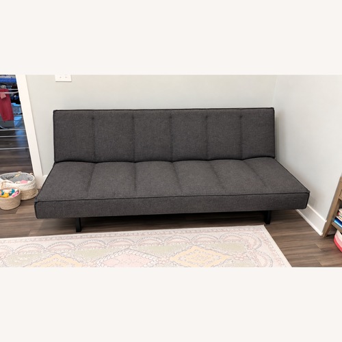 Used CB2 Dark Gray Futon for sale on AptDeco