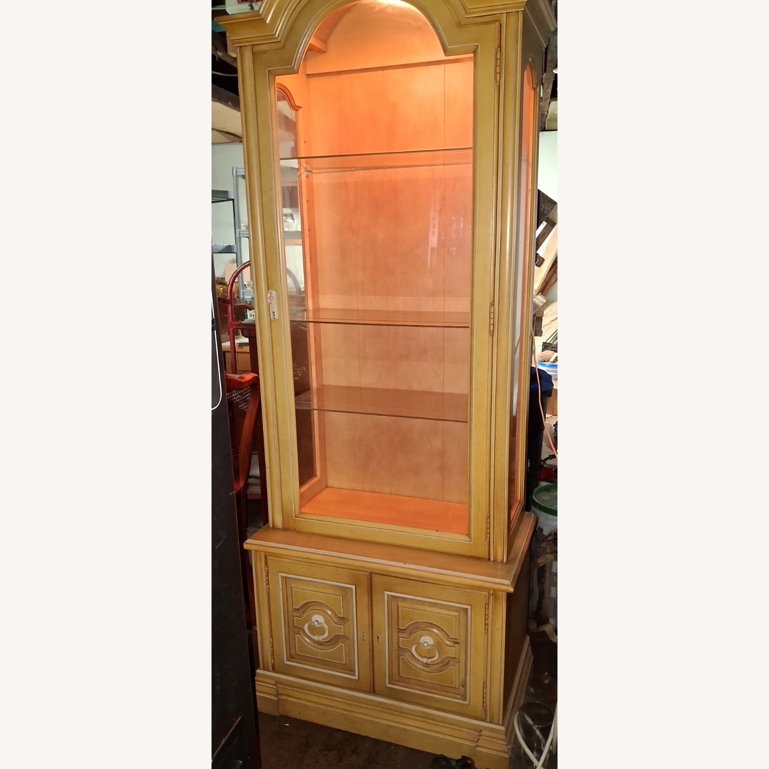 Vintage/Antique Finds Light Brown Wood Bookcase - image-2