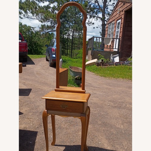 Used Vintage/Antique Finds Light Brown Wood Décor for sale on AptDeco