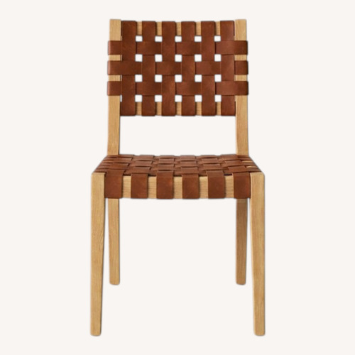 Used Selema Modena Woven Mid Century Guindo Wood Chairs for sale on AptDeco