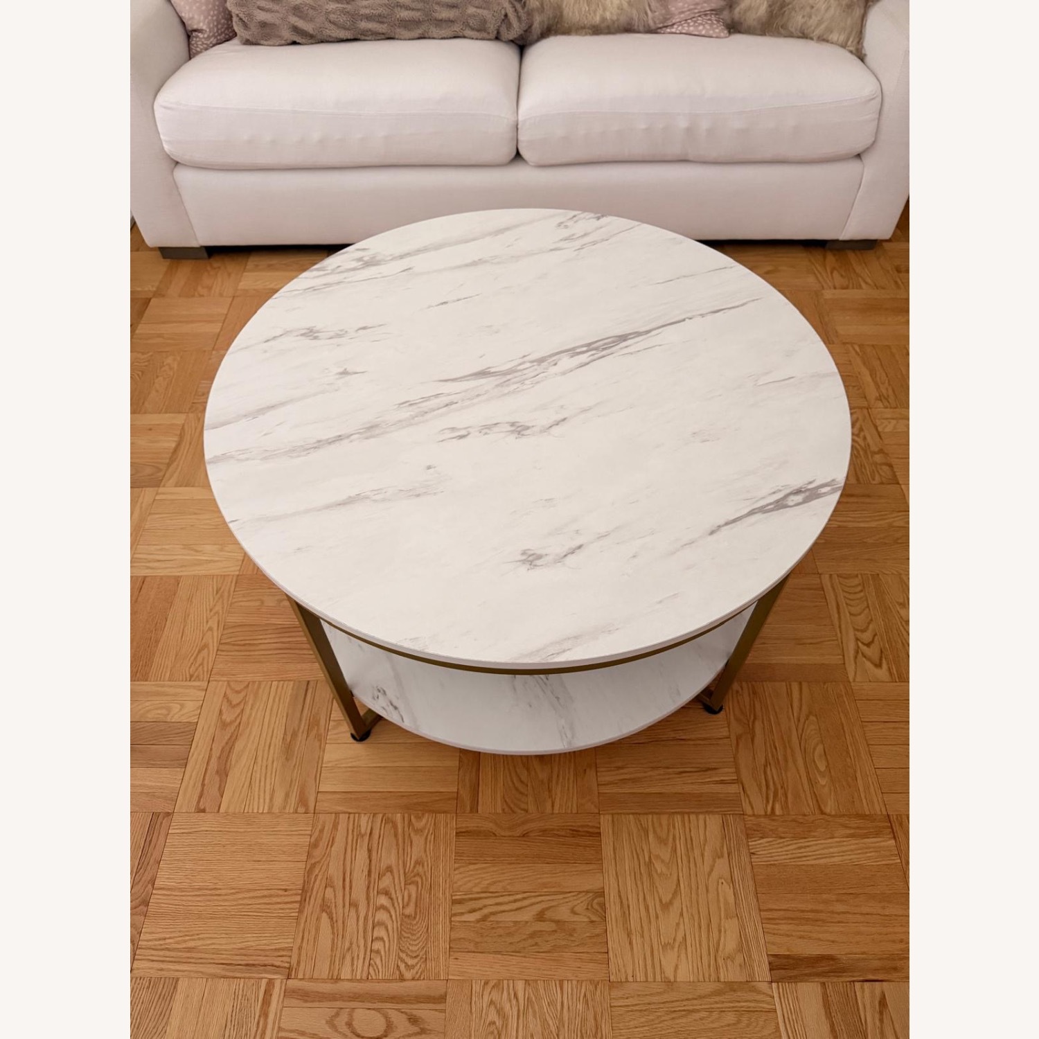 Overstock White Wood Coffee Table - image-3