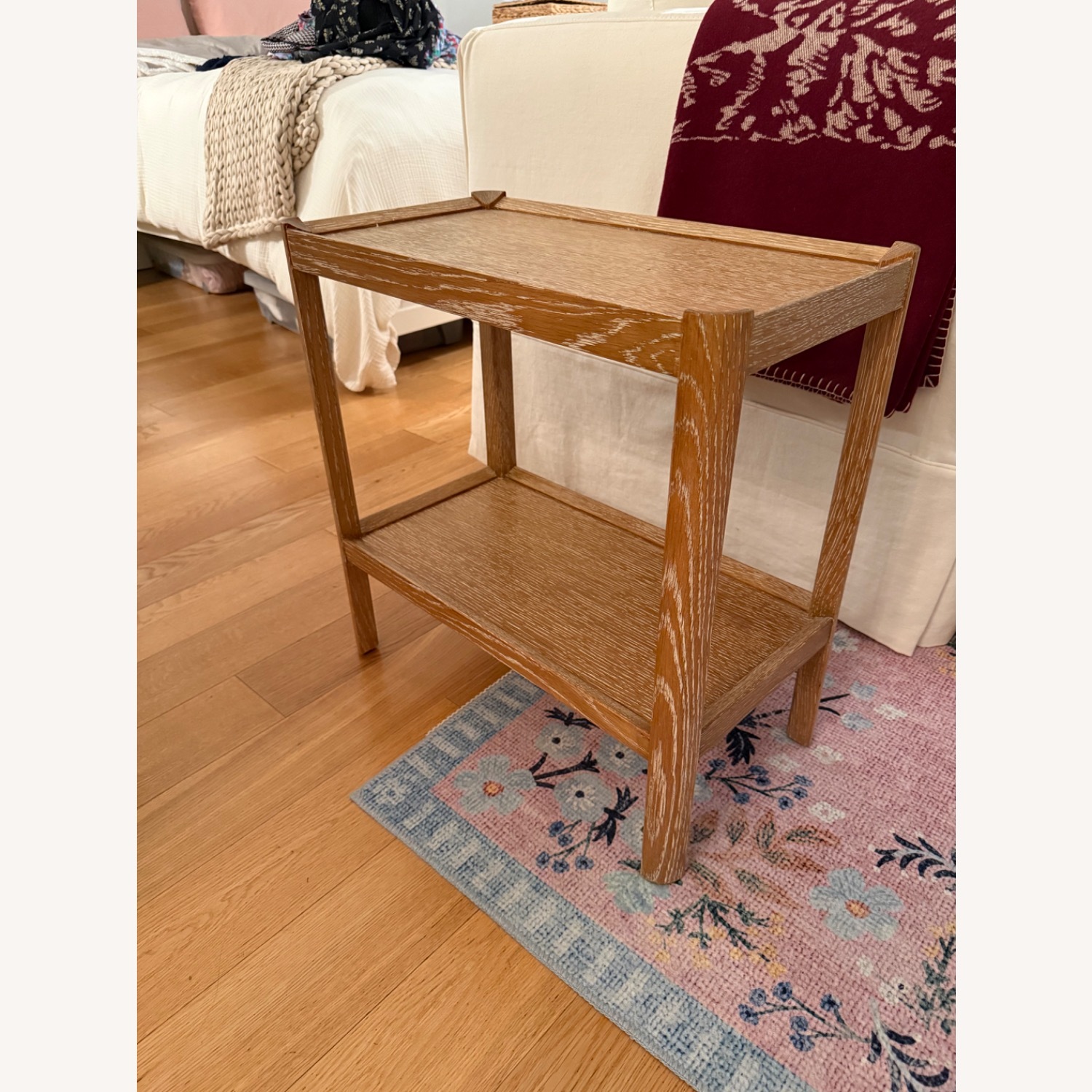 Serena & Lily Ellington Natural Wood Side Table - image-1