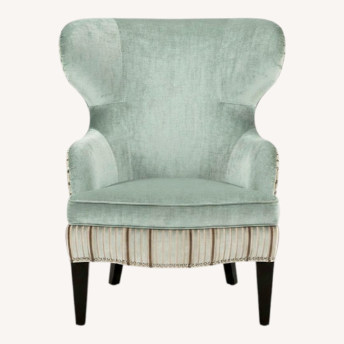 Used Ethan Allen Light Gray Fabric Accent Chair for sale on AptDeco