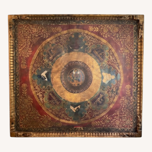 Used Vintage/Antique Wooden Asian Wall Art for sale on AptDeco