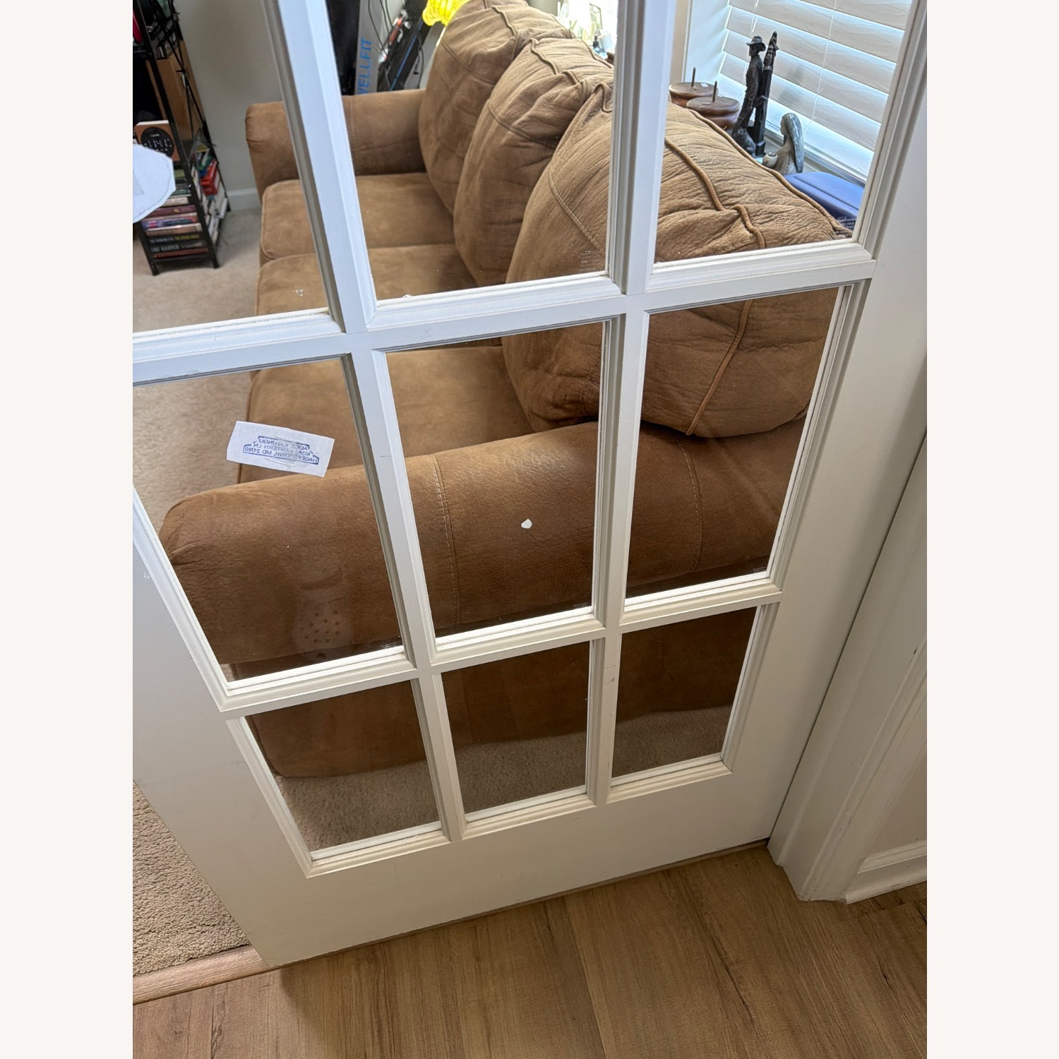 Light Brown Fabric 3+ Seater Sofa - image-3