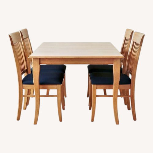 Used Nichols & Stone Extendable Dining Table + 4 Chairs for sale on AptDeco