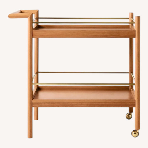 Used West Elm Mid-Century Bar Cart (32") for sale on AptDeco