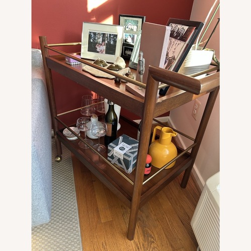 Used West Elm Mid-Century Bar Cart (32") for sale on AptDeco