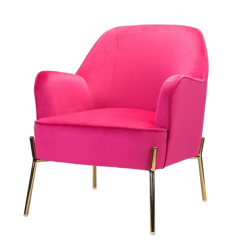 Used Nora Accent Velvet Chair by Jayden Creation for sale on AptDeco