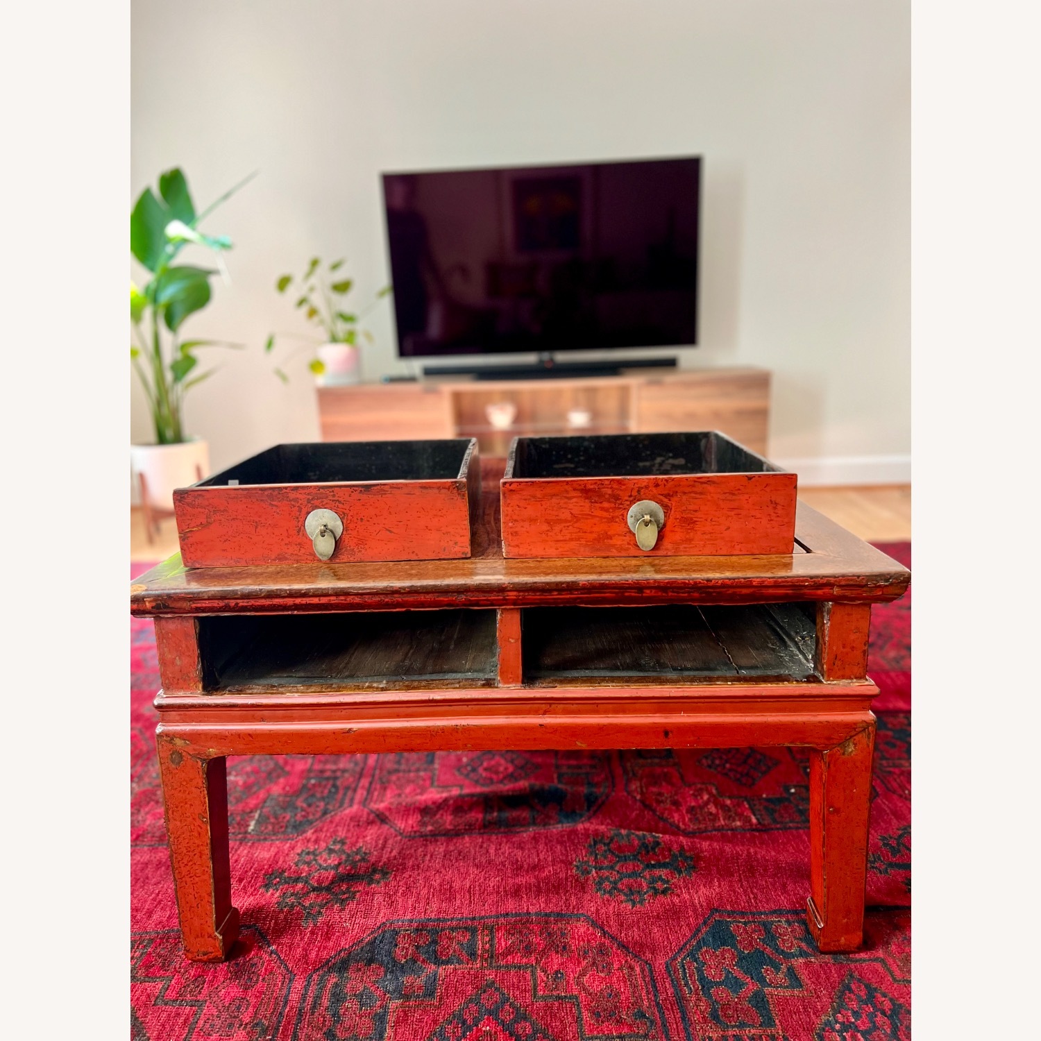 Vintage/Antique Finds Wood Coffee Table - image-4
