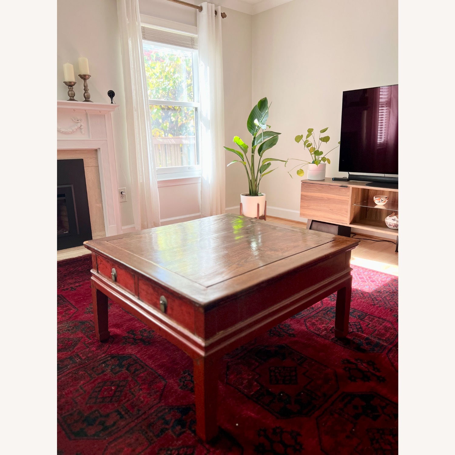 Vintage/Antique Finds Wood Coffee Table - image-1